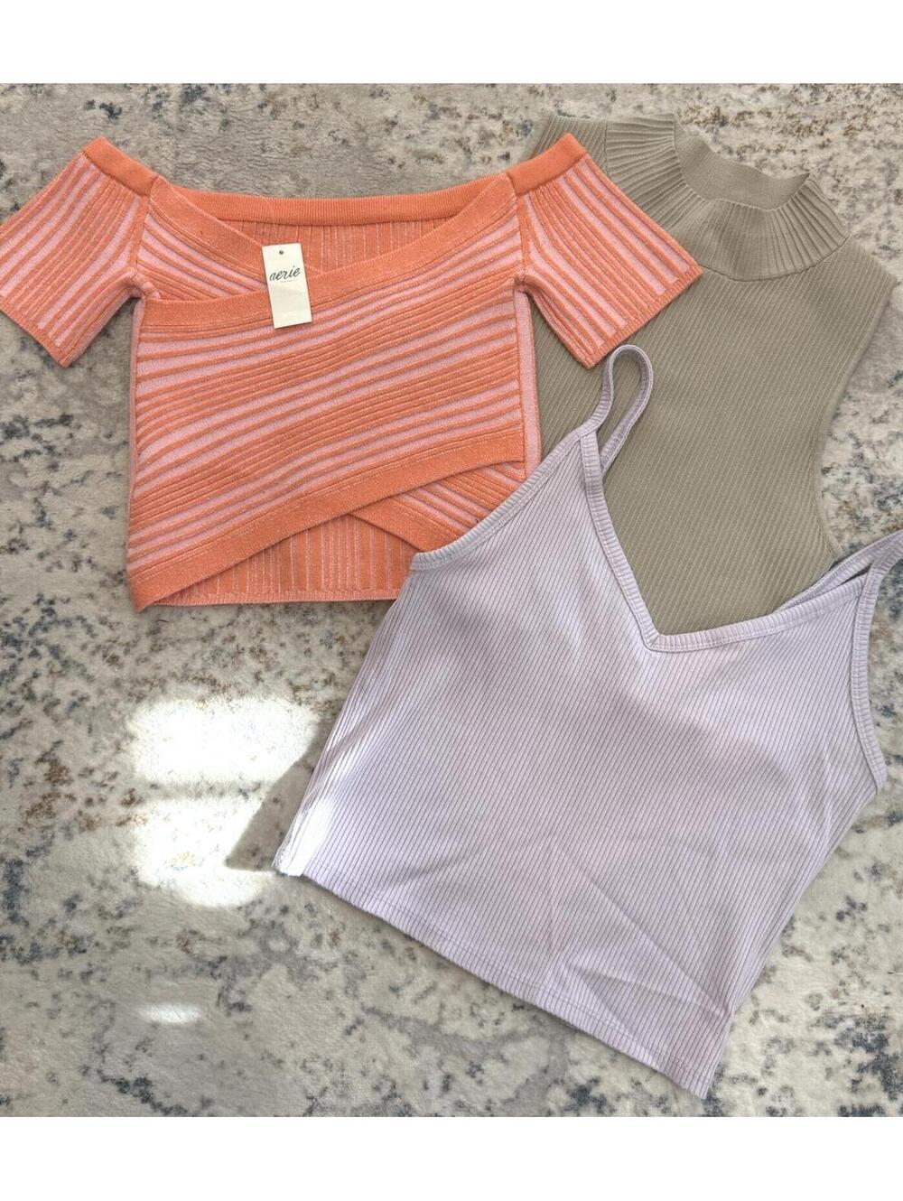 Aerie (Various Brands) Tops Bundle (3); Women's Size Small/XS